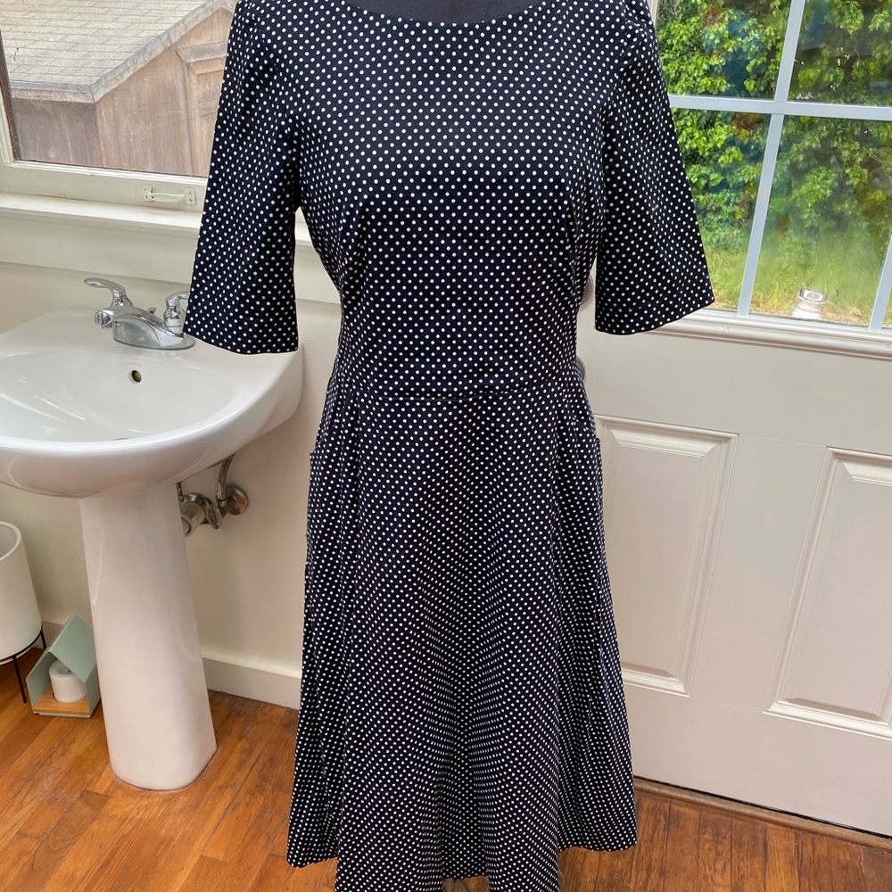 Classy Polka dot dress by Emily & Fin UK 12